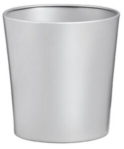 Tapered Waste Paper Bin - Life Steel Range - Metal - 24 x 30 cm - Silver - 211SI