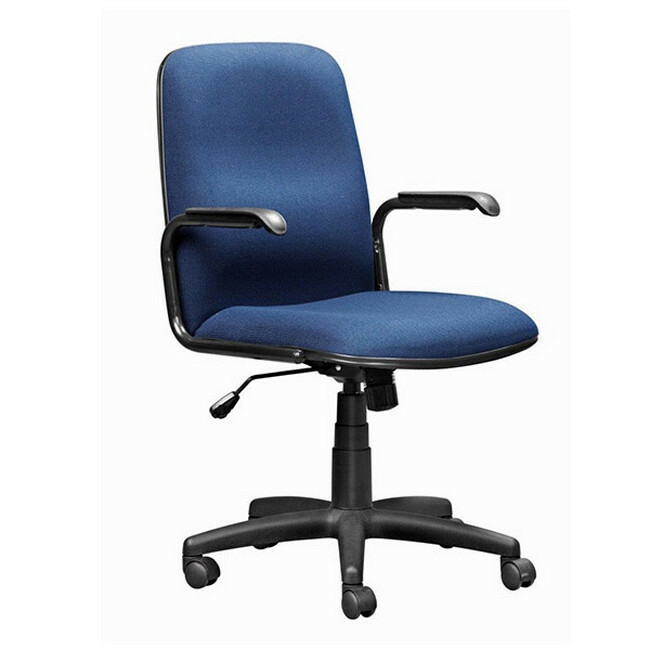 Office Chair - Mid Back - Swivel and Tilt - 92 x 56 x 65 cm - SE003-blue