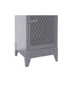 Steel Locker Feet - Set of 4 - Hammertone Grey - M07B110-grey