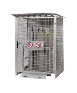Cylinder Gas Vault - Storage Cage - 18 Bottles - 150 x 200 x 90 cm - GV00018