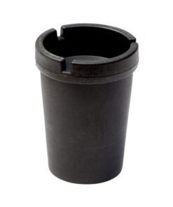 Plastic Cigarette Butt Bucket - Black - Pack of 48