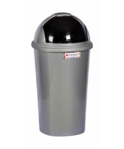 Contour 50L Plastic Dust Bin - Round Swing Lid - Colour Options - Pack of 5