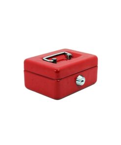 Steel Cash Box - 12 x 9 x 6cm - Colour Options