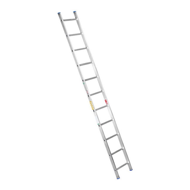 Single Aluminium Ladder - Lean-to Ladder - 11 Steps - 3.4m