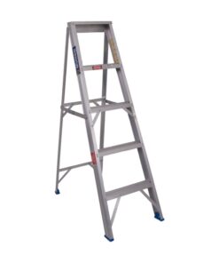 Aluminium Step Ladder - Single Sided - Domestic - 3 Step - 0.78m