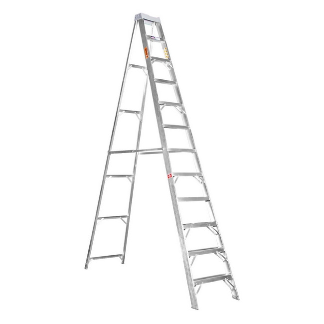 Aluminium Step Ladder - Single Sided - Heavy Duty Industrial - 12-Step - 3.60m