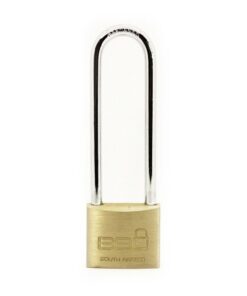 Long Shackle Padlock - Brass - 40mm - 90mm
