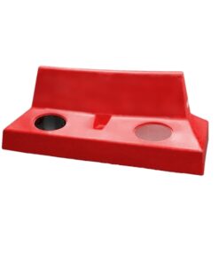 Wheelie Bin Hood - Plastic - Double - Suitable for 130L Bin - 118 x 53 x 44 cm