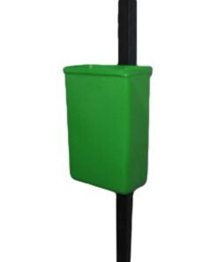 Refuse Bin - Pole Bin - Rectangular - Swivel - 50L - 39 x 21 x 60 cm