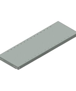 Bolted Shelving Steel Shelf - Uni-Angle - Galvanised - 91.4 x 61 cm