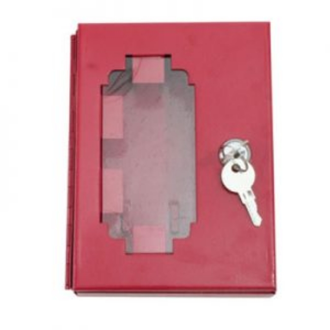 Break Glass Key Box - Metal - Square - 11.5 x 3 x 8.5cm
