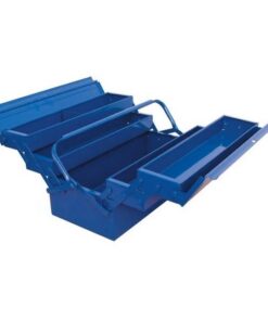 Senator Steel Cantilever Tool Box - 5 Compartments - Blue - Automatic Tray Closure - 53 x 20.5 x 20.5 cm