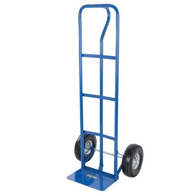 Matlock Sack Truck Trolley - P Handle - Steel - 2 Wheel - 200kg Capacity - 131.5 x 35.5 cm - Blue