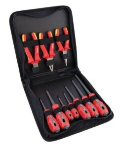 KennedyPro Screwdriver & Plier Tool Set - 10 Pieces - VDE Approved - 26 x 28 x 5 cm