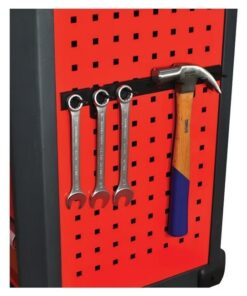 Kennedy Tool Cabinet & Chest - Hook Rack - Accommodates 7 Pieces - Ideal for Roller Cabinets - 7 x 33.5 x 6.5cm