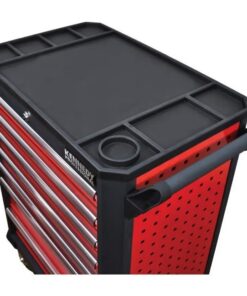 Kennedy Tool Cabinet & Chest - ABS Work Top Tray - Ideal for Roller Cabinets - Black - 46.6 x 71.5 x 2.4 cm