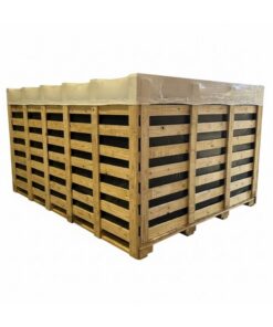 Slatted Wooden Crate - 4 Way Entry - 120 x 80 x 90cm