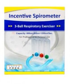 Spirometer 3-Ball-in-1 Upper Respiratory Exerciser