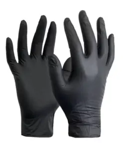 Powder Free Black Nitrile Gloves(Box of 100) Bulk 100 Boxes