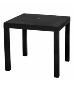Contour Elite 4 Seater Table- Black