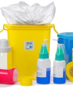 500ml Base & Lid Round Sharps container