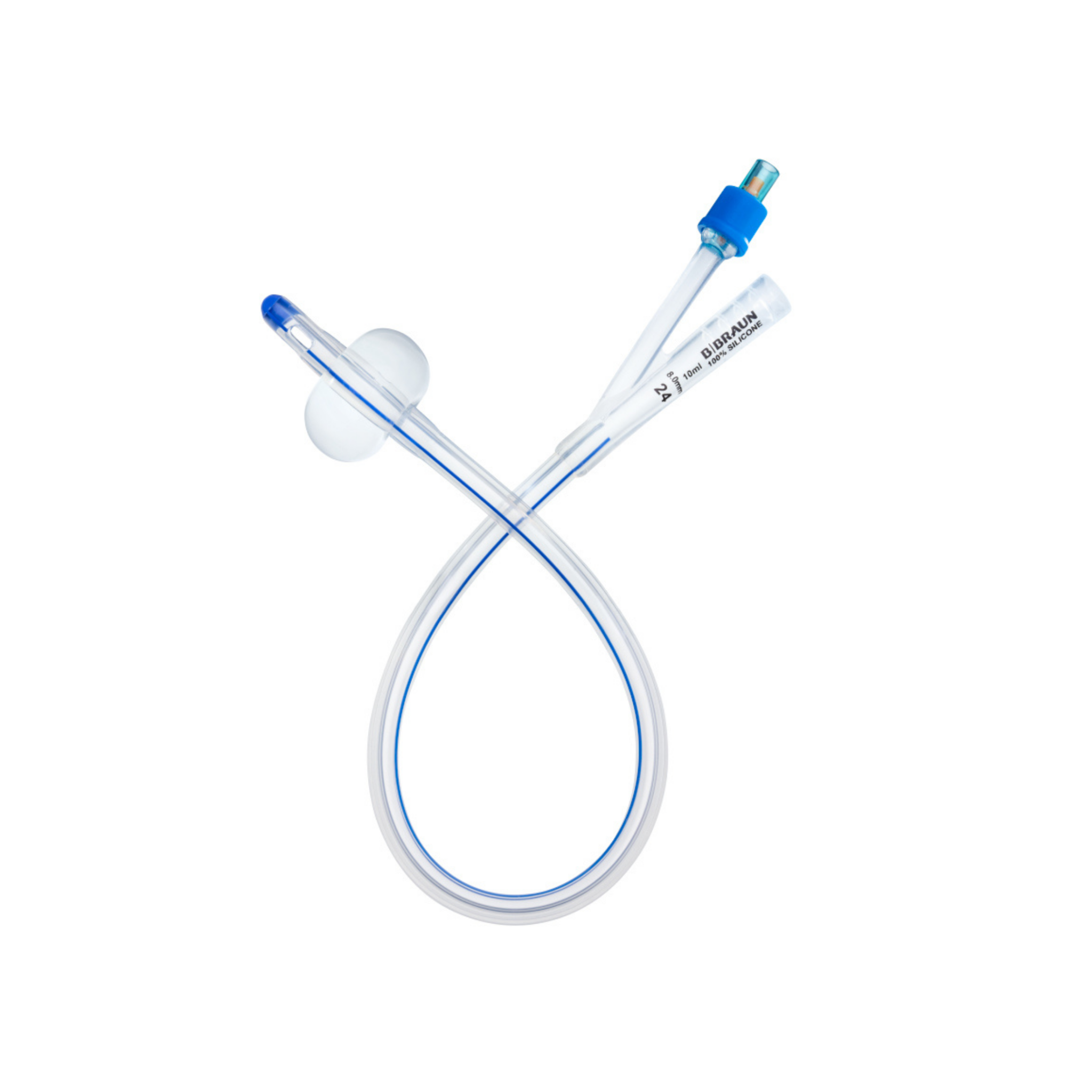 Foley Catheter 2 Way Latex Silicone – 8FG 3.5ML – Singles