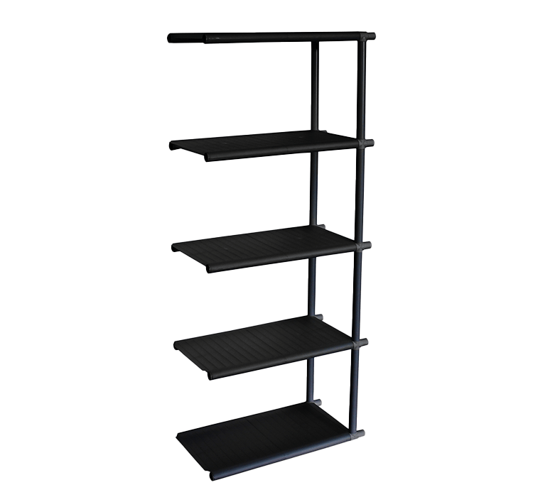 Silver Add-On PVC Shelving