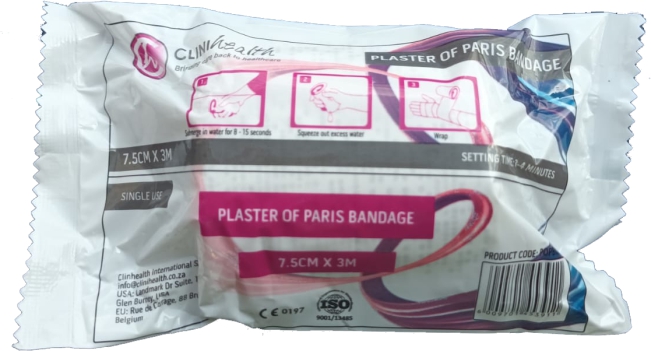 Plaster of Paris Bandage 5cm x 3m – 12s