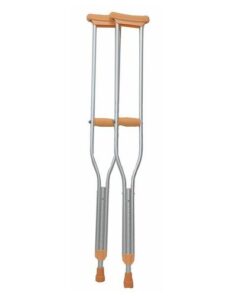 Aluminum Underarm Crutches Small- 1 Pair