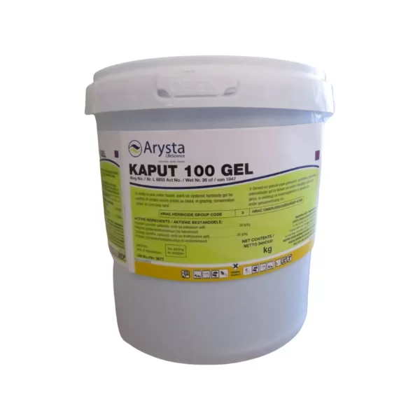 Kaput 100 Gel 1kg Paint On. Used to Stop Tree Growth After Cutting