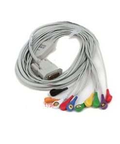 Ecg Cable – 10 Lead + Button
