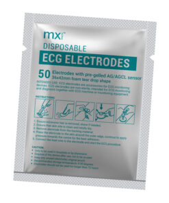 ECG Electrodes MX Pregeled AG/AGCL - 50 Pack