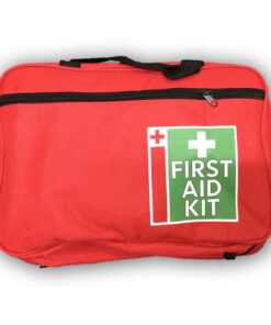 First Aid Kit – Essential (Blue or Red, with Handles)