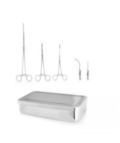 Vascular Surgical Instrument – (5 pcs) with tray