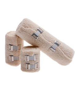Crepe Bandage 50mm x 4.5m with 2 Clips (Pack of 10’s)