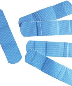 Waterproof Blue Finger Plasters – X-Ray Detectable (Pack of 100)