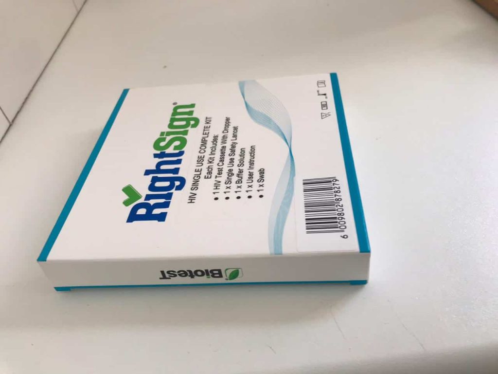 Right Sign Rapid HIV test - Single use complete kit - Image 4
