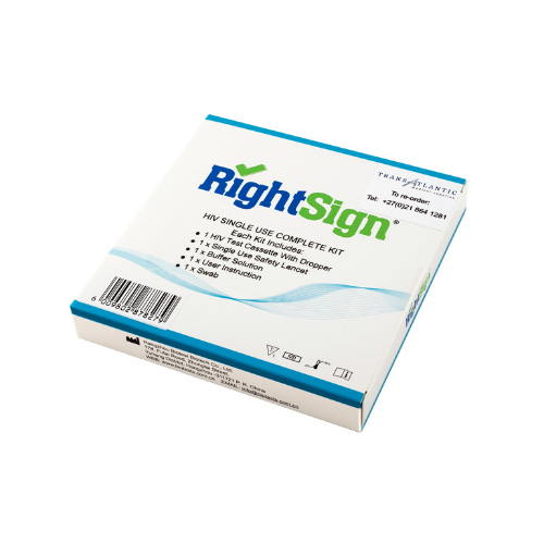 Right Sign Rapid HIV test - Single use complete kit