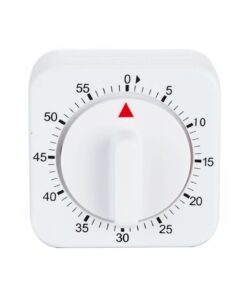 White mechanical timer