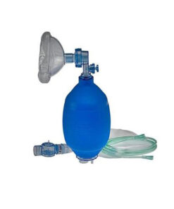 Blue Rubber Resuscitator – Adult Size