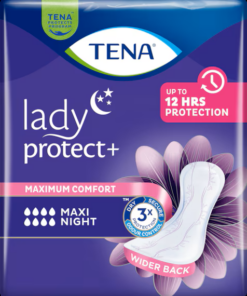 TENA Lady Protect+ Maxi Night Pads - Pack 6