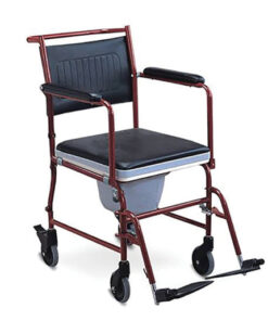 Wheelchair Commode with Foot Rest