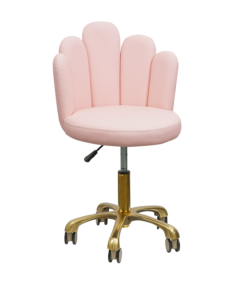 Bella Salon Chair - Pink & Gold