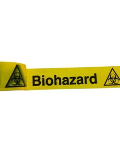 Bio-Hazard Sealing Tape 50m - Black/Yellow