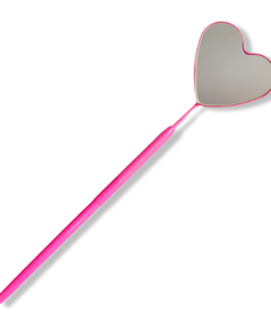 Pink i-Spa heart eyelash mirror