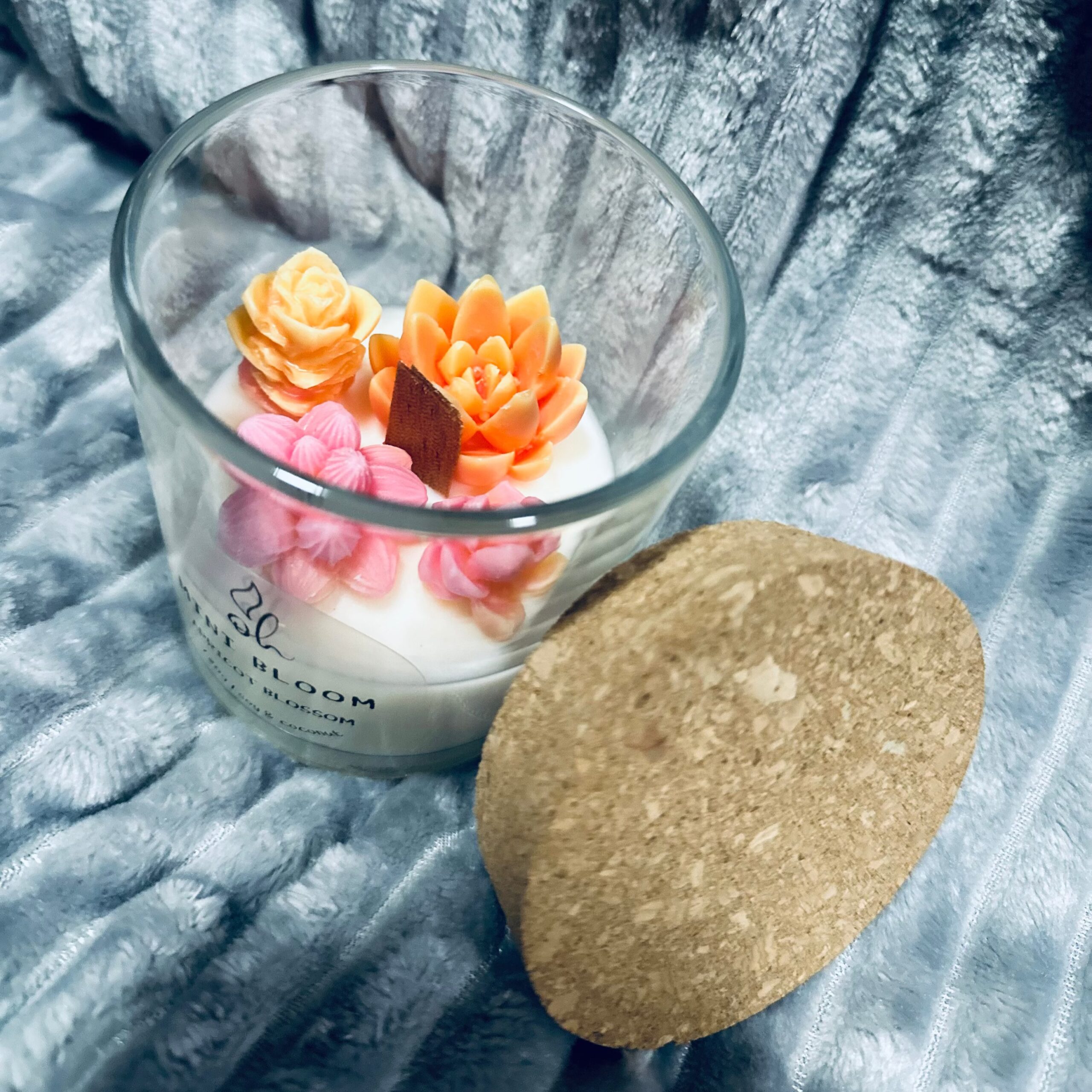 Mini Bloom Soy Candle | Apricot Blossom - Image 2