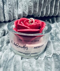 Rose Soy candle | Merlot