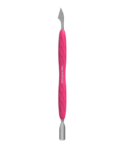 Staleks Manicure pusher Gummy with silicone handle UNIQ 10 TYPE 3 (rounded narrow pusher and cleaner)