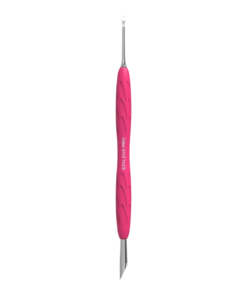 Staleks Manicure pusher Gummy with silicone handle UNIQ 11 TYPE 2 (beveled and loop pusher)