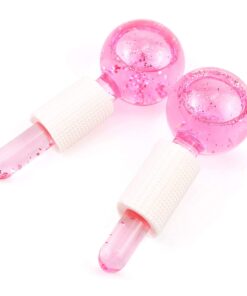 Pink Ice Globes - 2pc Set